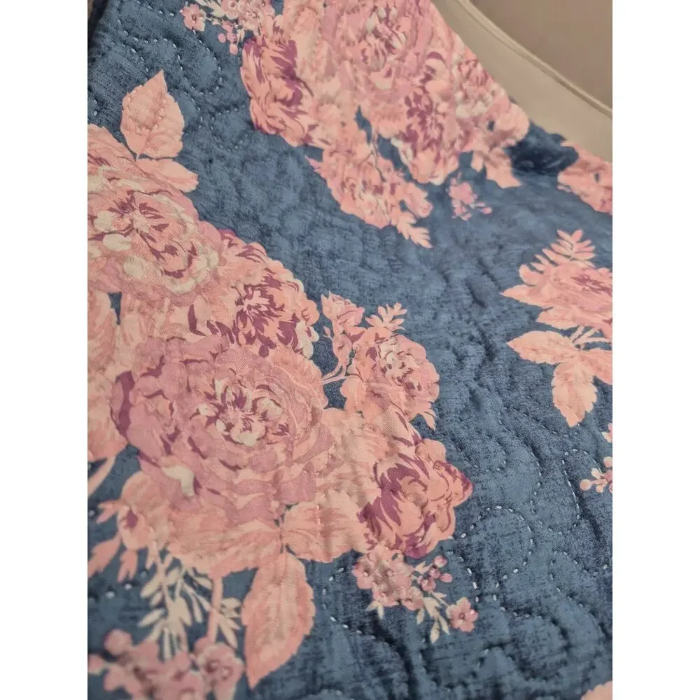💥 Simply Shabby Chic Belle Hydrangea King Blanket comforter